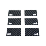 Black Fabrica 200mm Nitro Touring Car Wing End Plate Carbon Fiber Enhance Your Experience