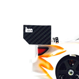 Black Fabrica 200mm Nitro Touring Car Wing End Plate V2