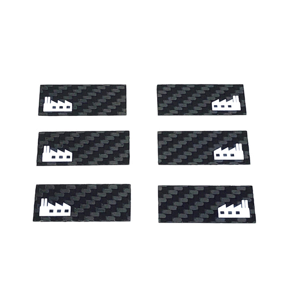 Black Fabrica 190mm Touring Car Wing End Plate Carbon Fiber Enhance Your Experience