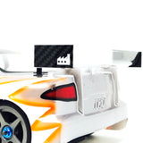 Black Fabrica 190mm Touring Car Wing End Plate Carbon Fiber Enhance Your Experience